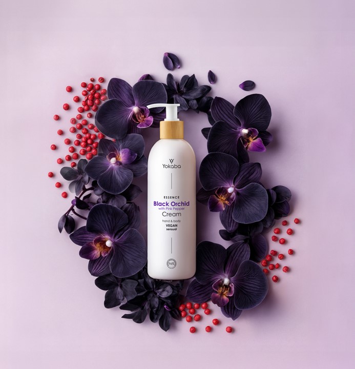 Black Orchid & pink pepper Yokaba krem do rąk i ciała 240 ml - obrazek 2