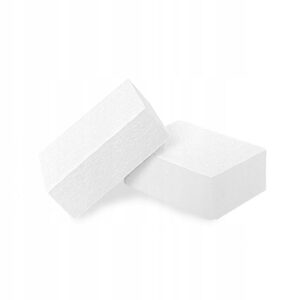 Polerka biała 100/180 50 sztuk w opakowaniu 5,5x2 cm