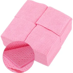 Waciki bezpyłowe różowe 5x5 cm 250 sztuk