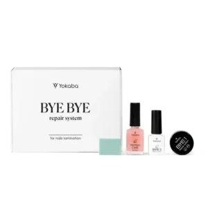 Zestaw ByeBye Repair System do odbudowy paznokci, laminacja  Yokaba protein care