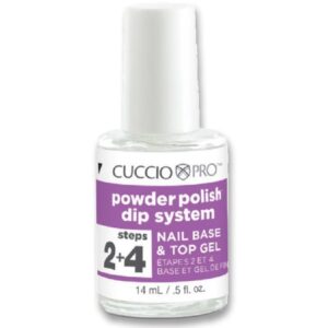 CUCCIO Baza i Top manicure tytanowy 14 ml  krok 2+4