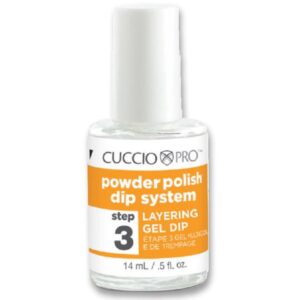 CUCCIO Klej - żel (baza) międzywarstwowy do manicure tytanowego 14 ml  krok 3