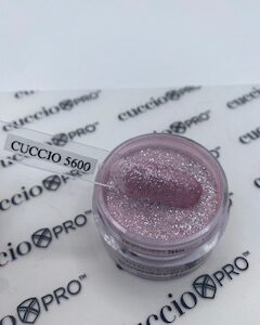 5600 CUCCIO Puder Tytanowy Pink Silver Glitter 14g