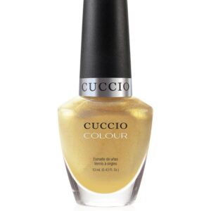 6089 CUCCIO półtransparentny ze złotymi drobinkami lakier do paznokci 13ml shock value