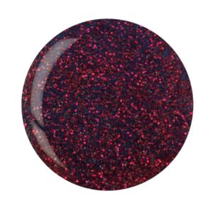 5595 CUCCIO Puder Tytanowy Purple with Red Glitter 14g