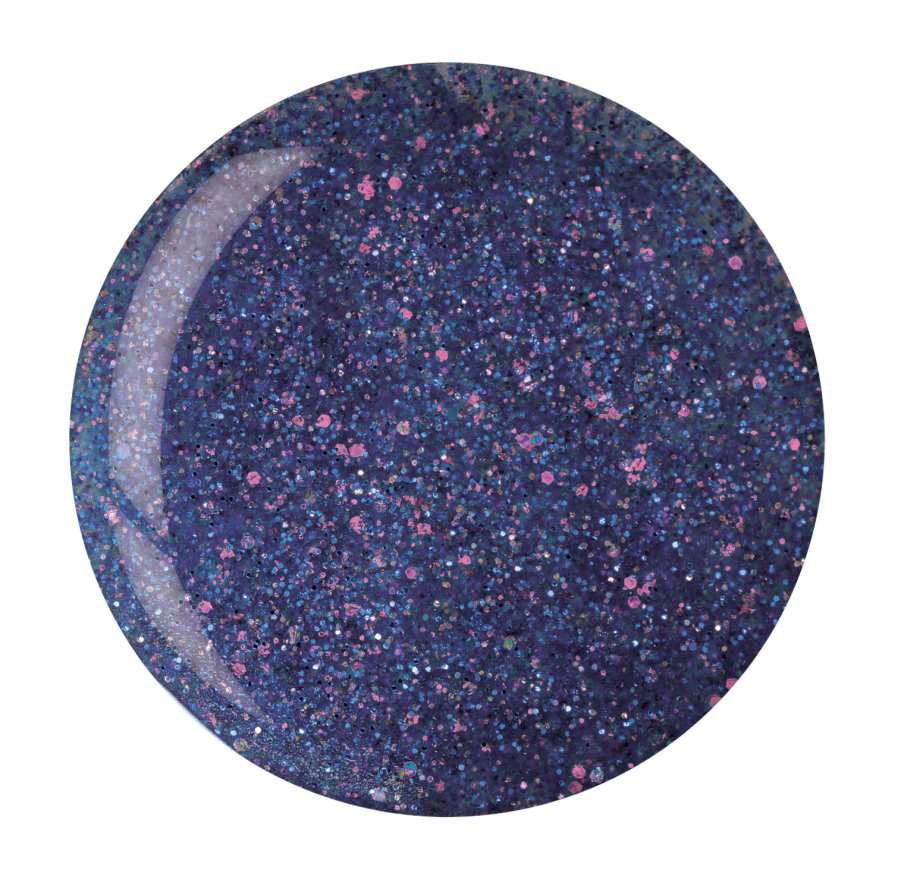 5606 CUCCIO Puder Tytanowy Blue with Pink Glitter 14g