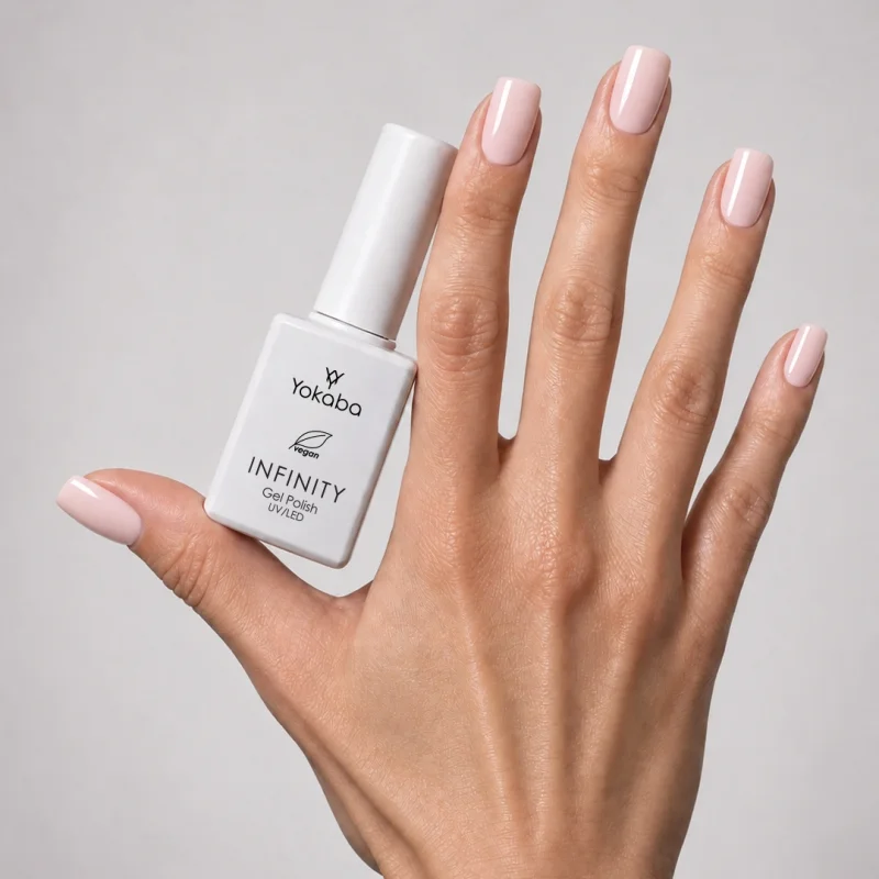 05 Pink Cashmere Diamond Infinity Gel Polish uv/led Yokaba 7ml - obrazek 2